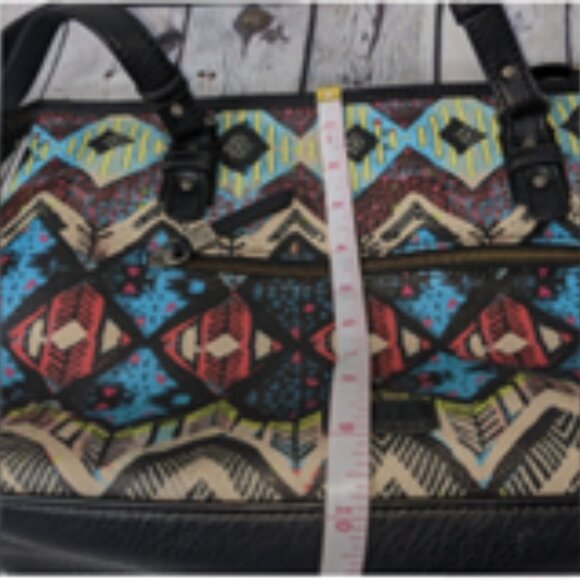THE SAK Aztec / Bohemian Tote Shoulder Bag Purse - Picture 6 of 9